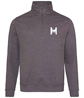 Zip Neck Sweatshirt (3 Colour Options)